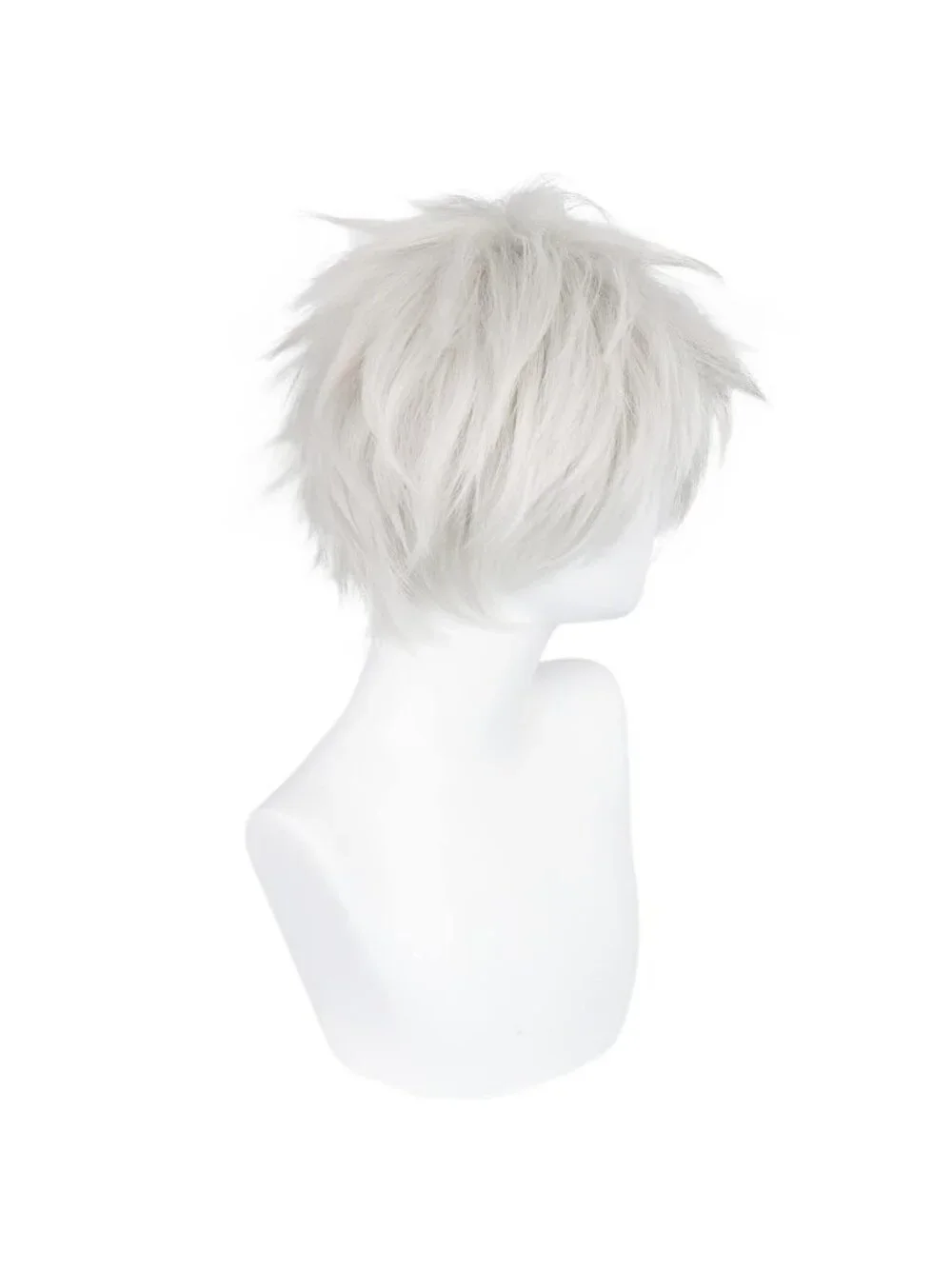 Men's Teal Green Synthetic Fiber Short Blonde Golden Cosplay Modern Wigs